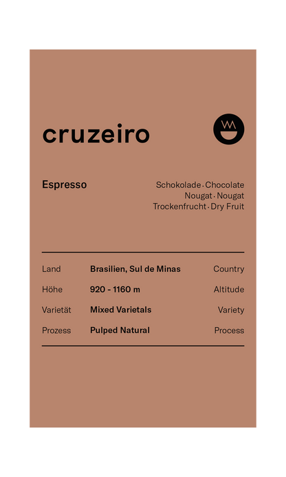 Neues Schwarz Cruzeiro Espresso