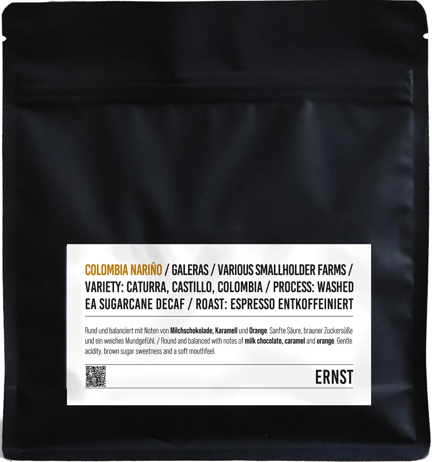 ERNST Colombia Galeras DECAF