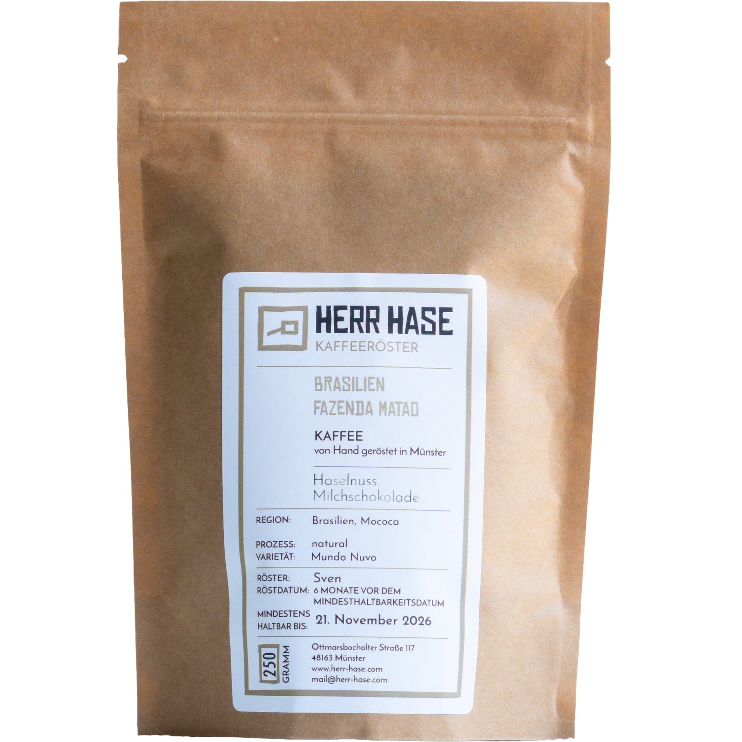Herr Hase Brasilien Fazenda Matao